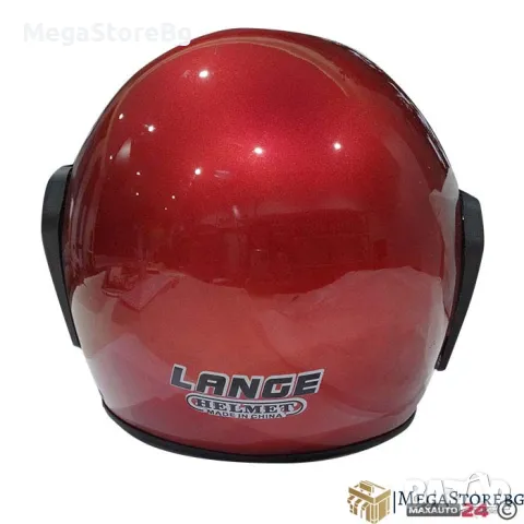 Каска за мотор скутер - 2415 - 3 червена, снимка 2 - Аксесоари и консумативи - 47787735