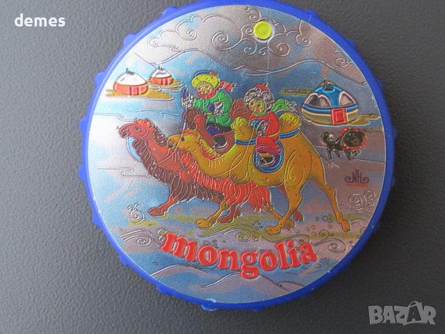 Голям автентичен магнит от Монголия-серия-отварачка, снимка 2 - Колекции - 43250857