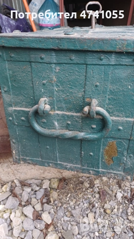 Метална каса, снимка 6 - Антикварни и старинни предмети - 53514364