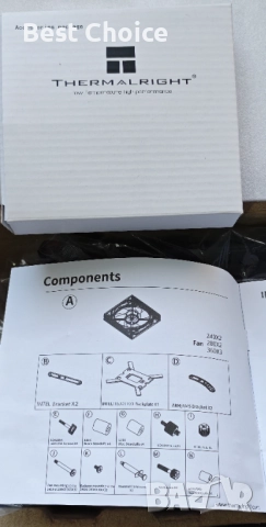 Thermalright Frozen Infinity 360 BLACK CPU течен охладител, тройни PWM вентилатори, снимка 10 - Други - 52704381