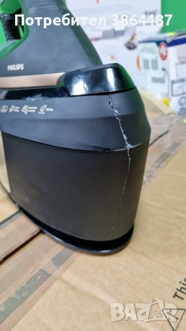 Парогенератор Philips - PSG6064/80, 2400W, 130 g/min, черен, снимка 3 - Ютии - 53472319