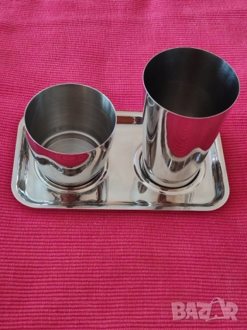 Комплект, сервиз 4 части неръждаема стомана, Cilio, Германия. 