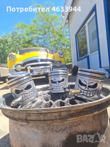 Ръчноизработени пепелници от автомобилни/тирови бутала, снимка 7 - Части - 52555744