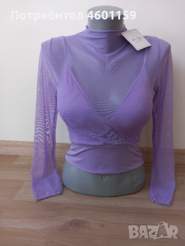 Луксозна дамска блуза , снимка 6 - Блузи с дълъг ръкав и пуловери - 52693600