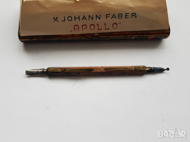 Кутия на Johann Faber "APOLLO" и перодръжка на F.Soennecken, снимка 3 - Антикварни и старинни предмети - 38743538