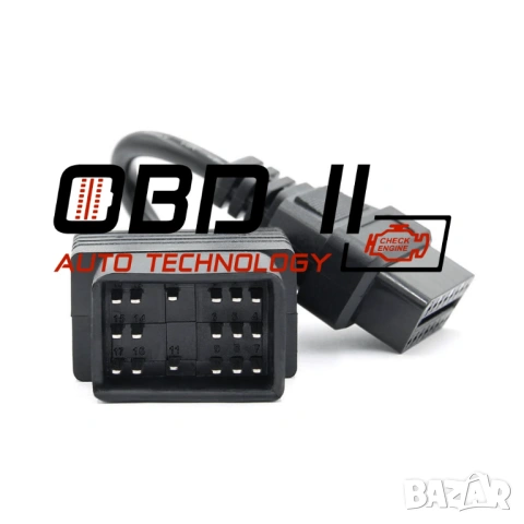 Кабел / Преходник / Адаптер за Toyota 17 Пина 17 Pin Тойота Delphi