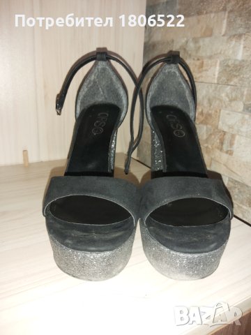 Дамски обувки с дебел ток. 39 номер, снимка 4 - Дамски обувки на ток - 43475129