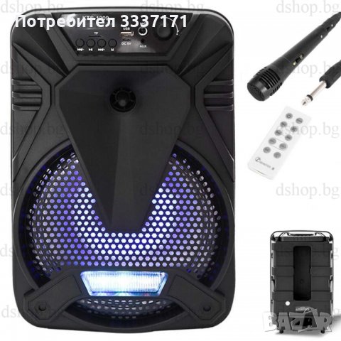 Караоке Тонколона 1209 - 8 инча, снимка 1 - Bluetooth тонколони - 40242641