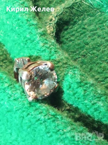 СРЕБЪРНА СКЪПОЦЕННА ОБЕЦА СРЕБРО 925 с ФАСЕТИРАН ЮВЕЛИРНО СКЪП КАМЪК ЦИРКОН 25603, снимка 11 - Обеци - 35819958