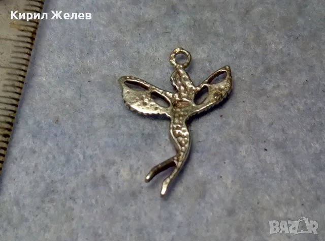 СРЕБЪРНА ФЕЯ СТАР ФИГУРАЛЕН СРЕБЪРЕН ПЕНДАНТ СРЕБРО ВИСОКА ПРОБА ХУДОЖЕСТВЕНА РЪЧНА РАБОТА 42289, снимка 3 - Антикварни и старинни предмети - 49734059