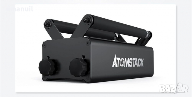 РОЛЕР И С ЧЕЛЮСТИ Rotary Roller ATOMSTACK CNC лазер лазерно гравиране рязане, снимка 13 - Други машини и части - 36524578