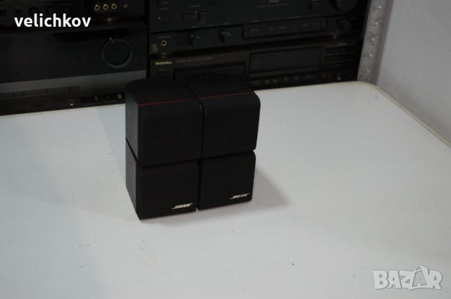 BOSE LIFESTYLE ACOUSTIMASS REDLINE DOUBLE CUBE SPEAKERS