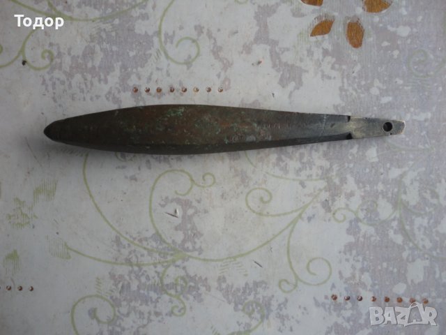 Старинен бронзов отвес , снимка 2 - Антикварни и старинни предмети - 43001019