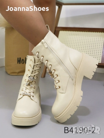 Дамски боти код 4109-2, снимка 4 - Дамски боти - 51918239