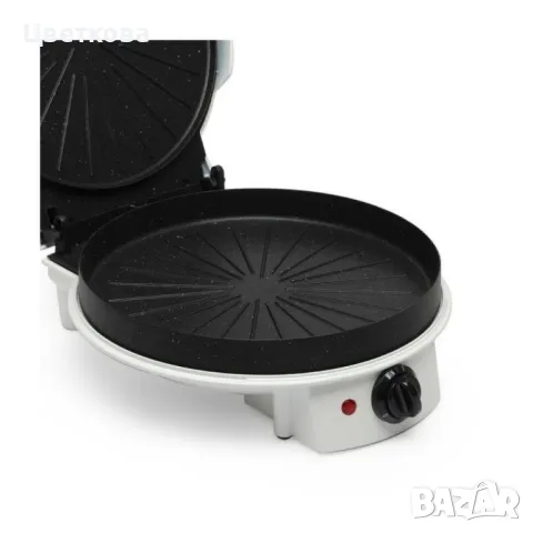 Уред за приготвяне на Пица с незалепващо покритие - Lexical LPM-2660-1 - Бял, Черен: Гаранция 24 м , снимка 4 - Други - 48440446