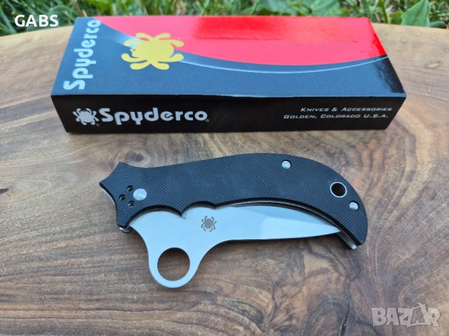 Сгъваем нож Spyderco Jot Singh Khalsa SC40, снимка 3 - Ножове - 50787029