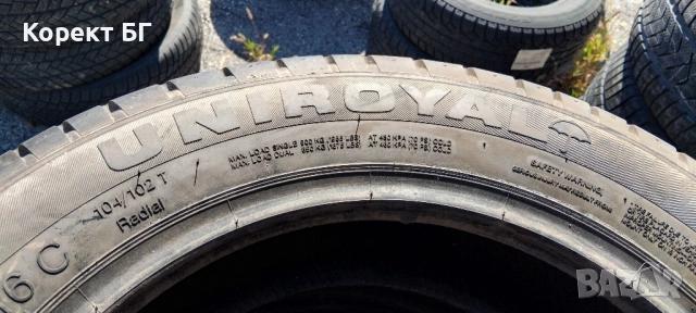 Единична гума 195 65 16 C Ц Унироял Uniroyal 1 брой единичка за бус. Нов внос. Неразличима от нова., снимка 8 - Гуми и джанти - 51833985