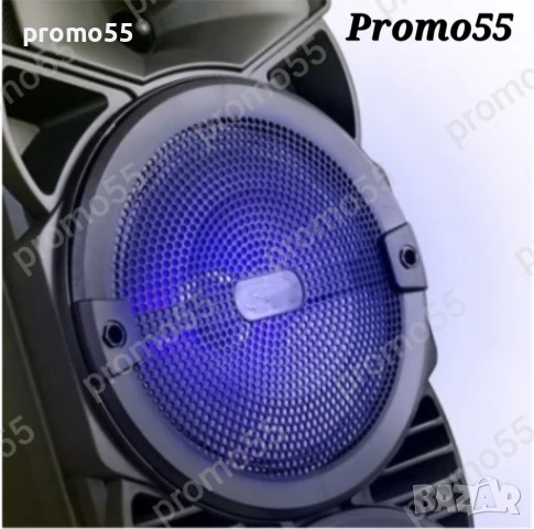 ПРОМО! Голяма Караоке Колона 60см. 16 инча Тонколона с Микрофон и Блутут, снимка 4 - Тонколони - 50507303