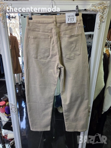 Бежави дънки балон., снимка 2 - Дънки - 53535908