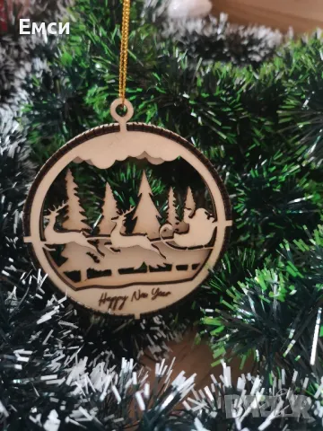 къщичка, фенер, елха, висулки, топки за елха. , снимка 13 - Сувенири от дърво - 48232115