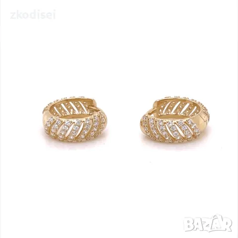 Златни обеци 3,24гр. 14кр. проба:585 модел:26543-6