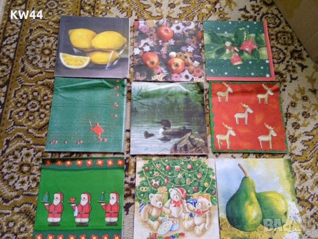 Стара колекция от салфетки , снимка 2 - Колекции - 43695695