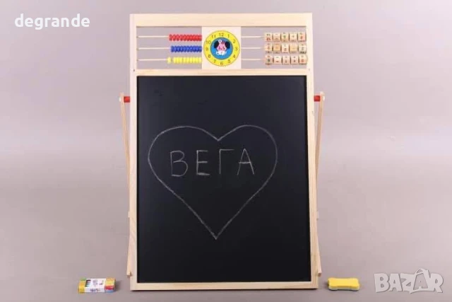 Дървена ученическа дъска Български букви, снимка 2 - Образователни игри - 50834613