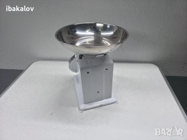 Старо метално кантарче - везна за продукти до 5кг, снимка 3 - Антикварни и старинни предмети - 53329827