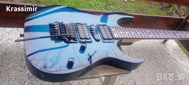 Ibanez RG 570 FM Transparent Blue , снимка 3 - Китари - 52634977
