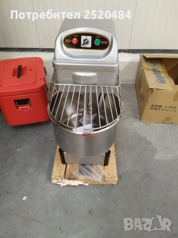 Тестомесачки 3 модела 21л, 35л, 64л спирални с въртящ басан! Чисто нови! ХИТ Цена 1499лв/766,43€, снимка 5 - Обзавеждане за заведение - 38238778