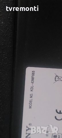 TCon BOARD ,HV430FHB-N1K,47-6021155 SONY KDL-43WF665 DISPLAY BOE DISPLAY NS8S430CNO01, снимка 6 - Части и Платки - 39310995