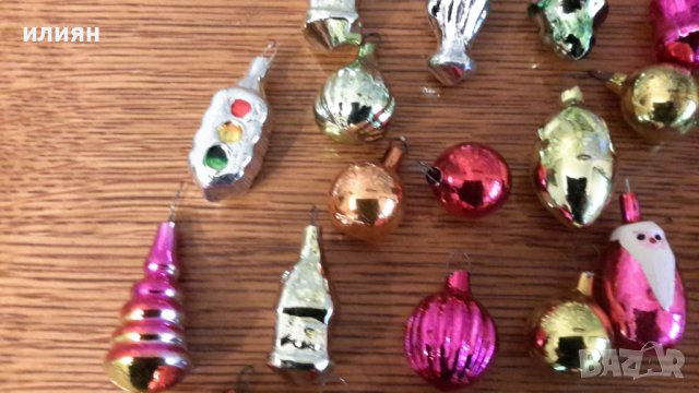 Малки стъклени новогодишни играчки 60лв за всички , снимка 6 - Колекции - 40700254