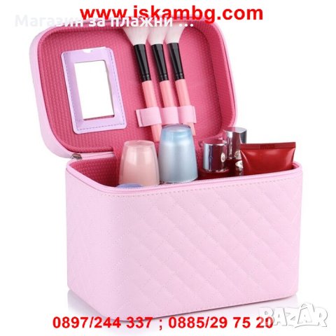 Куфар за козметика с дръжка - 2163, снимка 5 - Подаръци за жени - 28396271