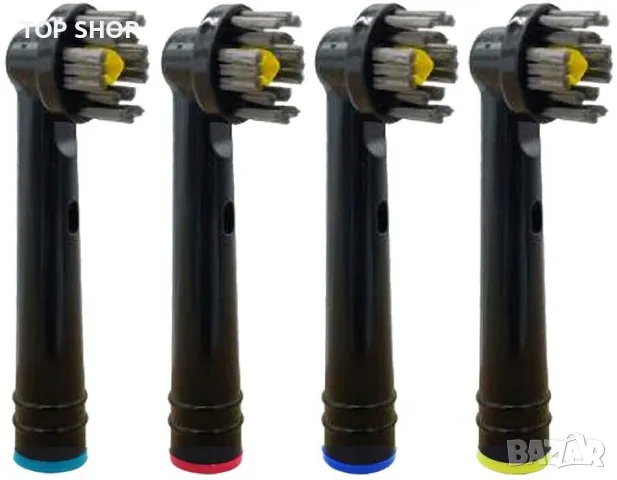 Oral B 3D White комплект от 4 бр. глави черен цвят, снимка 9 - Маши за коса - 49249428