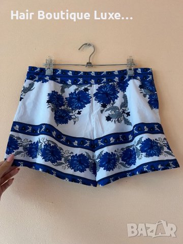 Комплект къси панталонки и тениска в бял цвят със сини цветя 💙, снимка 6 - Комплекти - 44047637