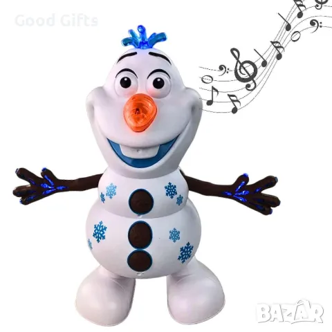 Пеещ и Танцуващ Олаф от Замръзналото кралство FROZEN Olaf Играчка Олаф, снимка 6 - Други - 48267247