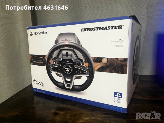 Волан с педали Thrustmaster t248-p PC/playstation като нов