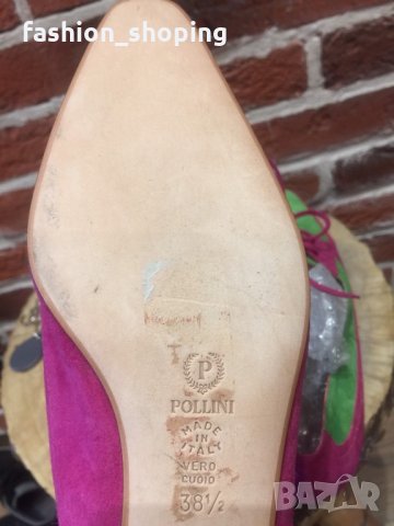 Екстравагантни обувки Pollini, размер 38 и 1/2, снимка 6 - Дамски елегантни обувки - 32750485