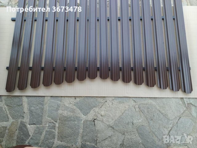 Метално пано за ограда, Цвят КАФЯВ/RAL8017, 1250 х 2000мм, снимка 10 - Огради и мрежи - 40073019