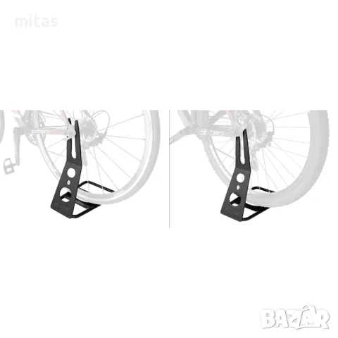 Велосипедна стойка FORCE, За задна ос, Подова, Стомана, 16-29'', Черна, снимка 2 - Аксесоари за велосипеди - 49360008