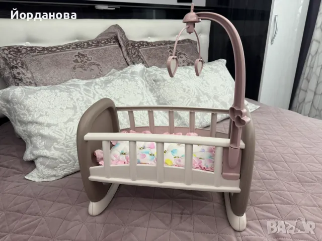 Детско Легло Smoby, раница и шезлонг за бебе, снимка 4 - Образователни игри - 49696568