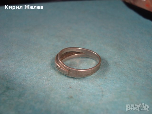 СТАР СРЕБЪРЕН РЪЧНО ИЗРАБОТЕН и ОРНАМЕНТИРАТ ПРЪСТЕН ВИСОКА ПРОБА СРЕБРО ВИНТИДЖ БИЖУ 26801, снимка 6 - Антикварни и старинни предмети - 34895286