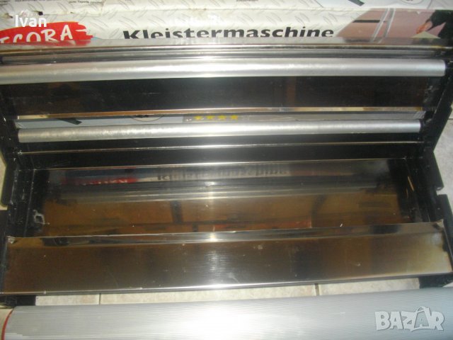 Нова Немска Машина Ръчна Залепяне/Поставяне На Тапети до 58 см-Инокс-Комплект-Kleistermaschine DECOR, снимка 10 - Други инструменти - 36790834