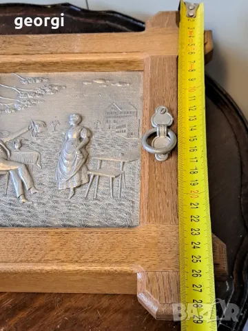 немска кутия за ключове с калаено пано   15/4, снимка 9 - Декорация за дома - 48974259