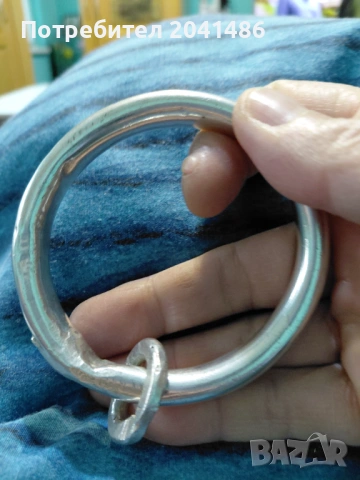 5 сребърни етнически гривни, снимка 11 - Гривни - 53219978