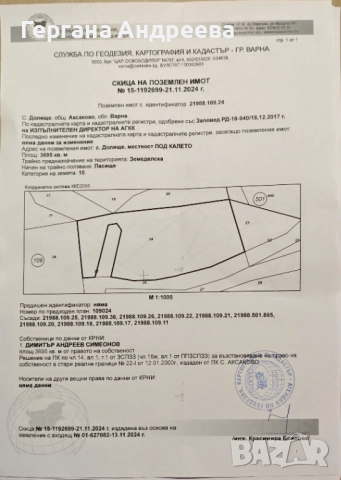 Продавам имот село Долище 23000 €