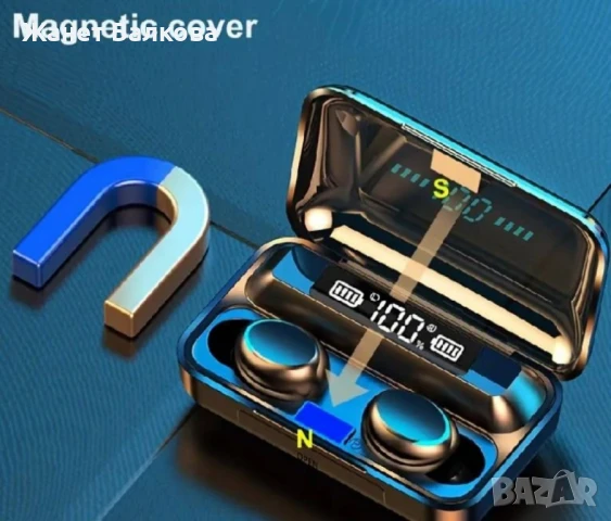 Безжични bluetooth слушалки TWS – 9D , снимка 3 - Безжични слушалки - 51387321