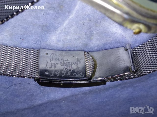 ORIENT AAA Crystal 21 JEWELS Стар МАРКОВ ЯПОНСКИ МЕХАНИЧЕН ЧАСОВНИК с Неръжд СТОМАНЕНА ВЕРИЖКА 36571, снимка 4 - Антикварни и старинни предмети - 39892680