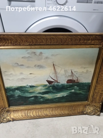 КРАСИВА АВТОРСКА КАРТИНА МАСЛЕНИ БОИ ВЪРХУ ПЛАТНО , снимка 2 - Картини - 53117957