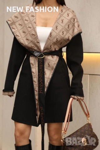 Дамски Палта ✨ YVES SAINT LAURENT , снимка 3 - Палта, манта - 52354149